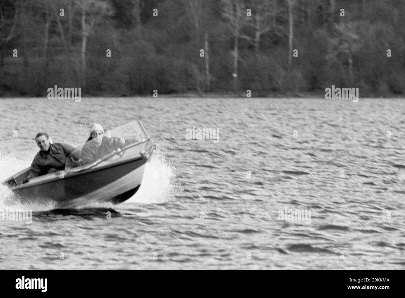 Water speed record attempt Banque de photographies et d’images à haute résolution Alamy