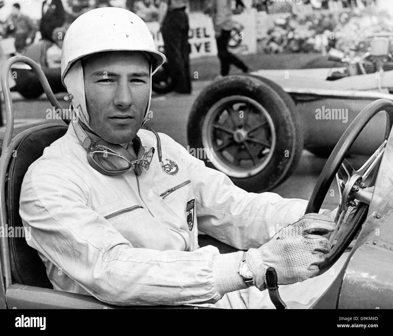 Courses automobiles - Stirling Moss. Stirling Moss. Banque D'Images