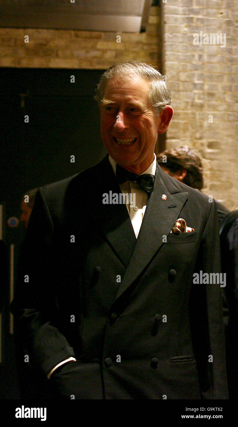 Le Prince de Galles à la soirée de gala pour célébrer le travail de Princes Trust qui s'est tenu au Roundhouse à Camden, dans le nord de Londres. Banque D'Images