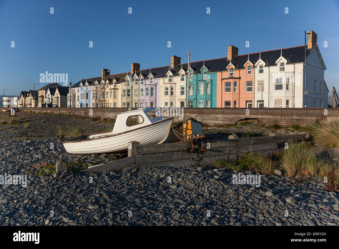 Vieux bateaux sur beach Banque D'Images