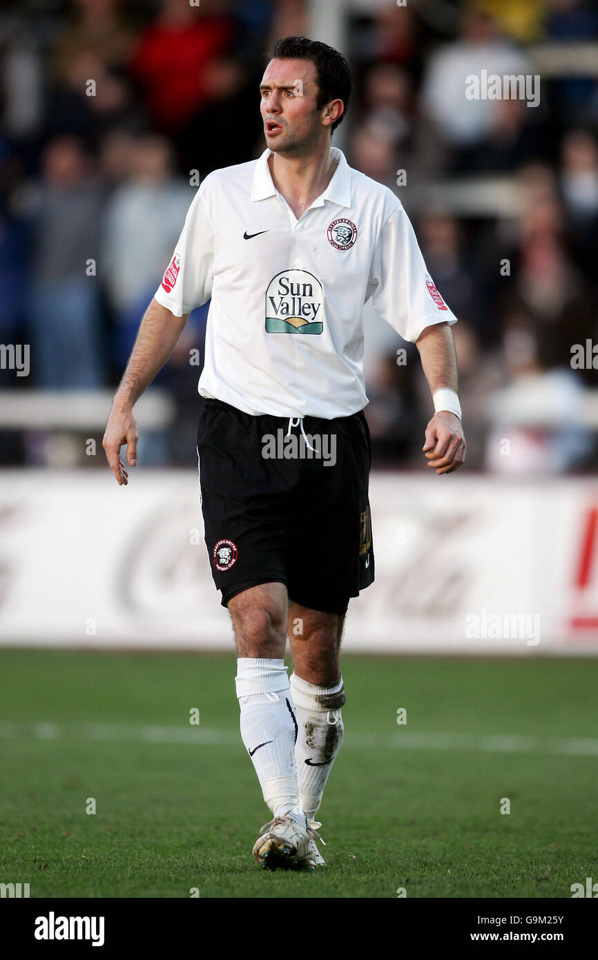 Soccer - Coca-Cola League Two - Hereford United / Torquay United - Edgar Street Athletic Ground.Alex Jeannin, Hereford United Banque D'Images