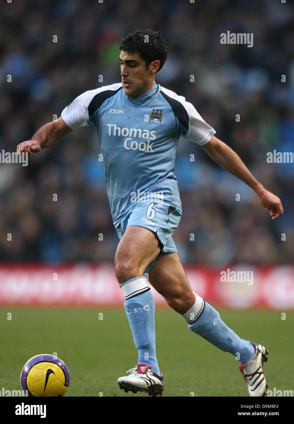 Soccer - FA Barclays Premiership - Manchester City v Tottenham Hotspur - La ville de Manchester Stadium Banque D'Images