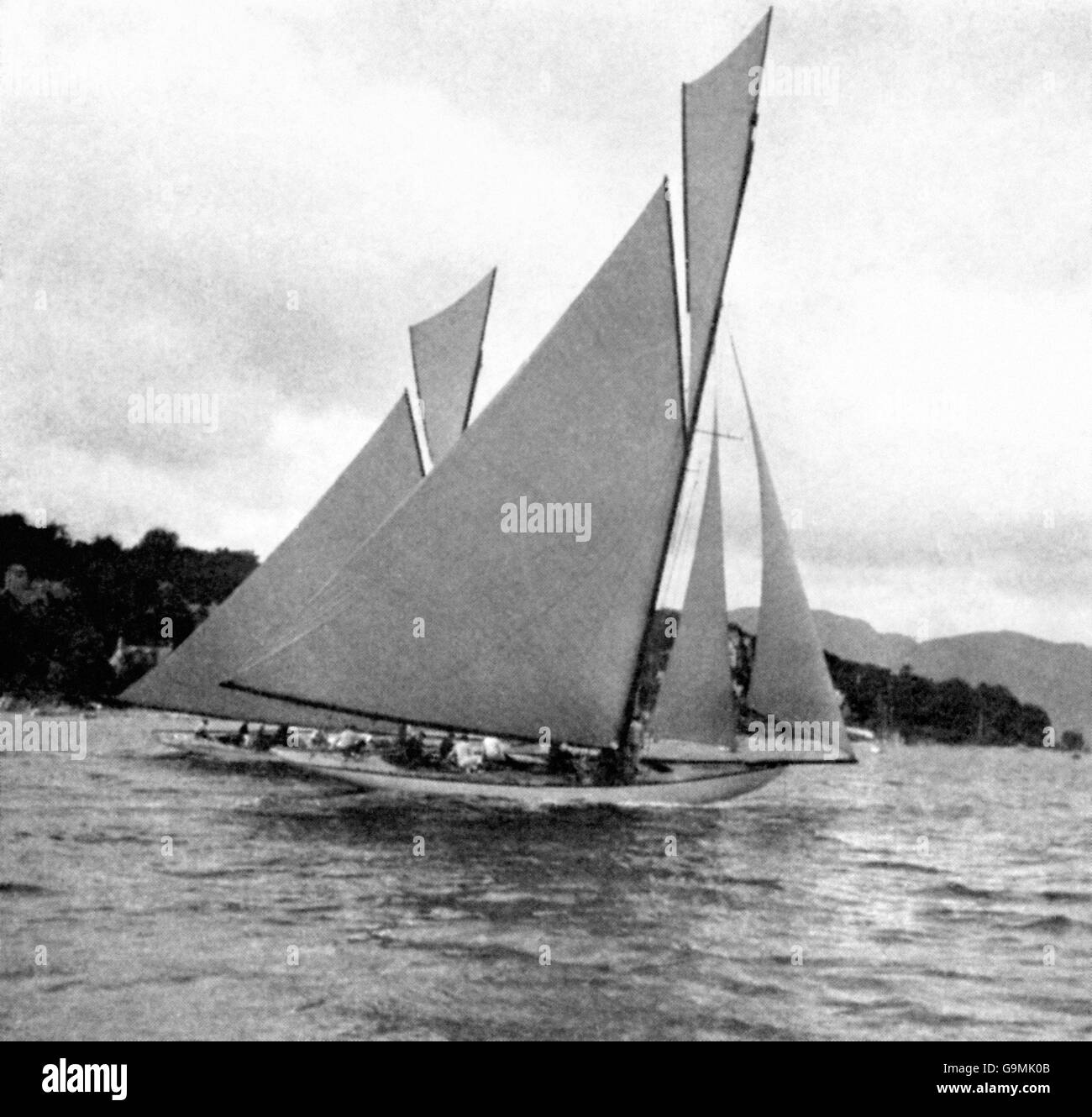 Yachting - Jeux Olympiques de Londres 1908 - 12m - classe Clyde Banque D'Images