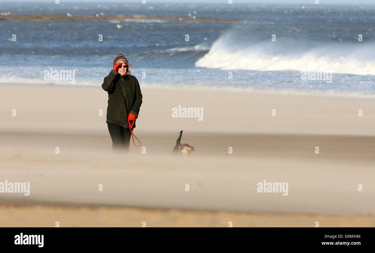 Gales et les inondations provoquent le chaos dans l'UK Banque D'Images