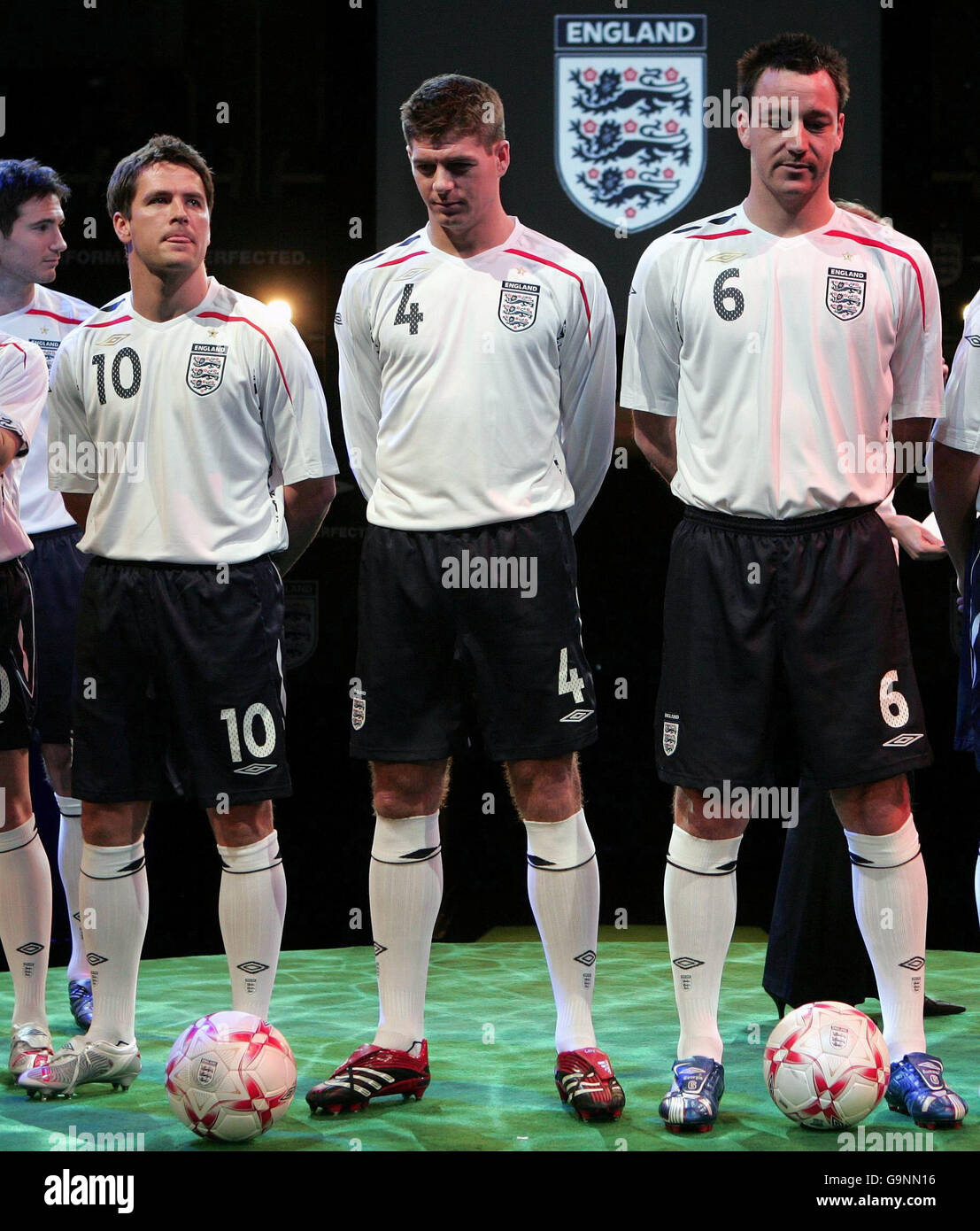 Maillot vintage domicile Angleterre #6 Terry saison 2008-2009