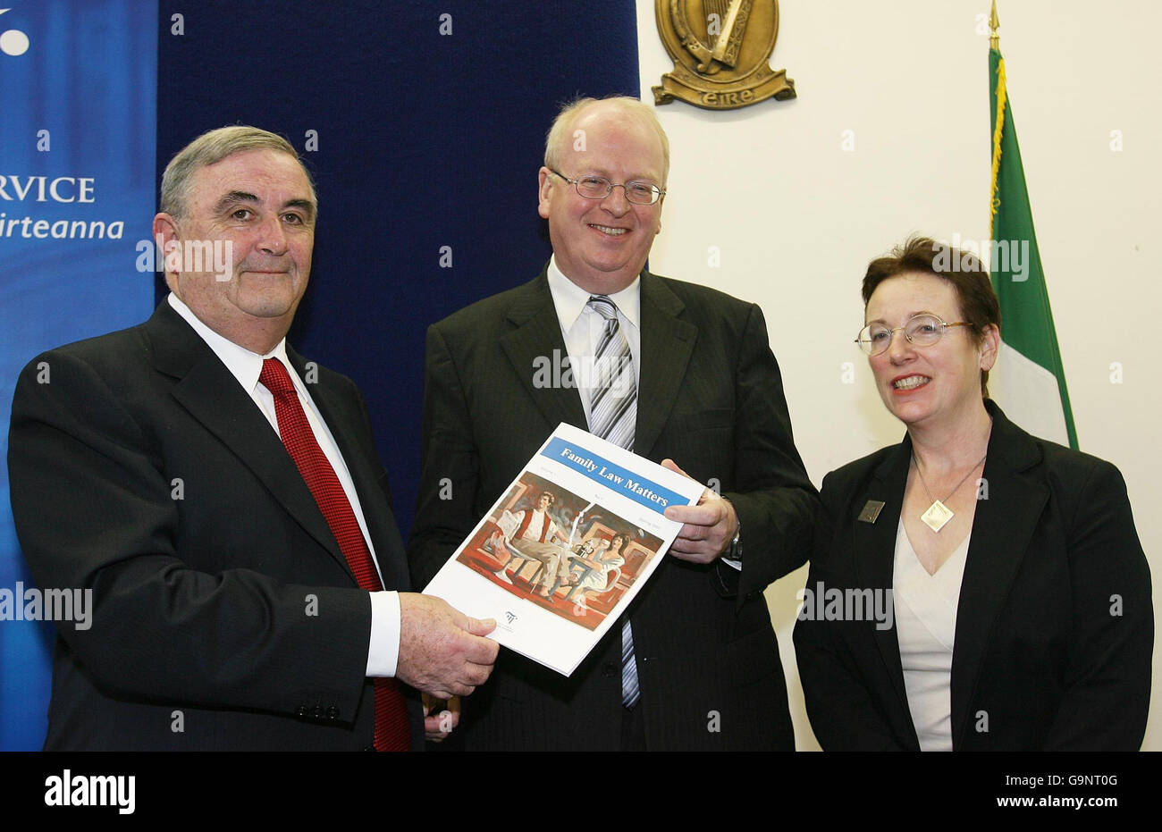 Du Tribunal de la famille rapport lancé - Irlande Banque D'Images