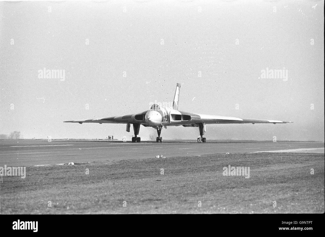 Guerre des Malouines - Vulcan bomber Banque D'Images