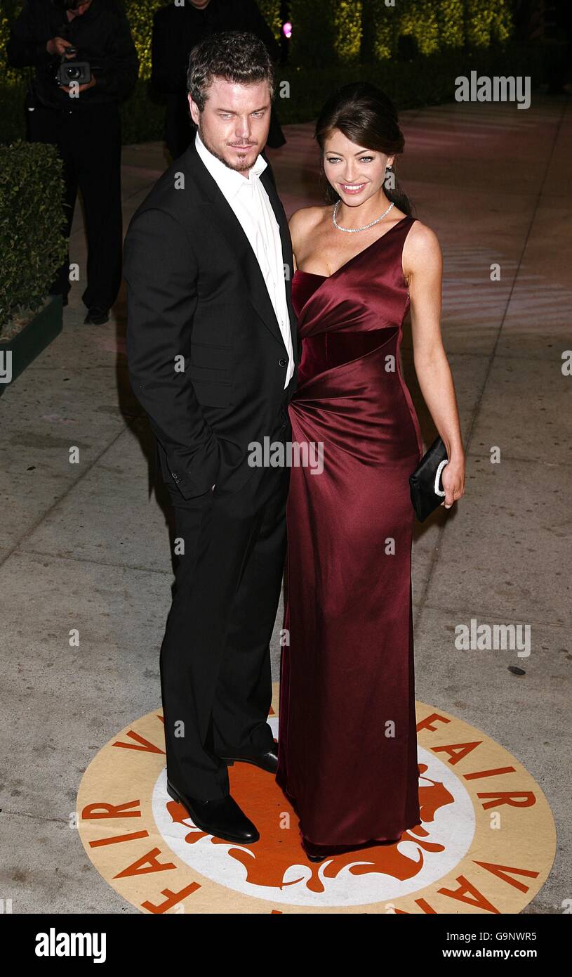 Rebecca Gayheart et Eric Dane arrivent pour la Vanity Fair Party annuelle au Mortons Restaurant, Los Angeles. Banque D'Images