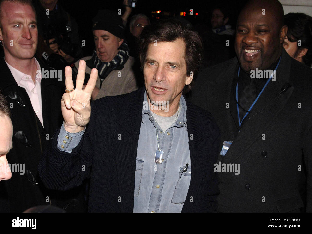 Dirk Benedict arrive à la Celebrity Big Brother Wrap Party à la salle de bal Bloomsbury dans le centre de Londres. Banque D'Images