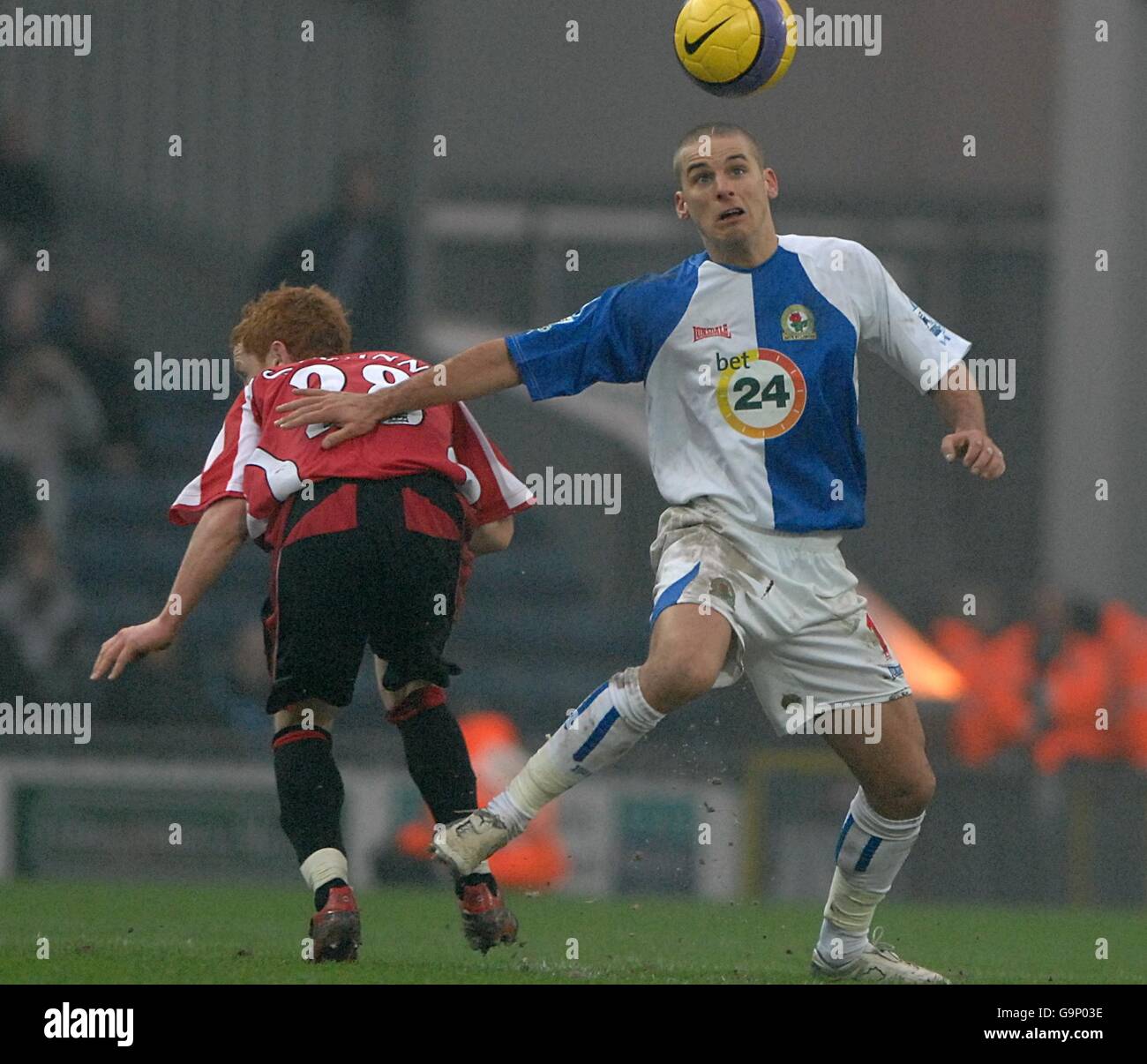 Soccer - FA Barclays Premiership - Blackburn Rovers v Sheffield United - Ewood Park Banque D'Images