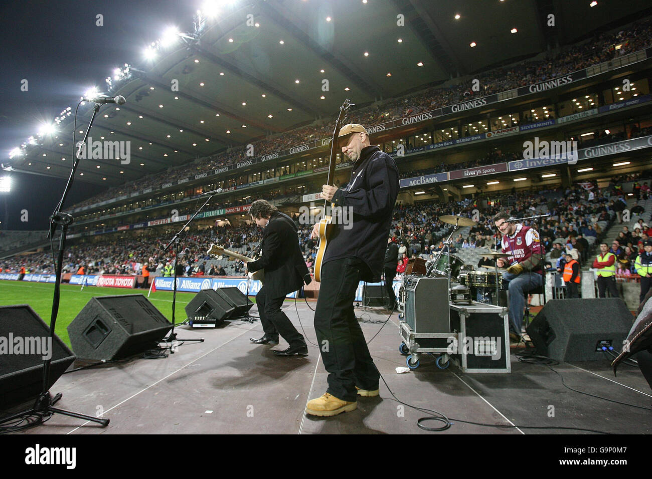 Le football gaélique - Dublin v Tyrone - Croke Park Banque D'Images