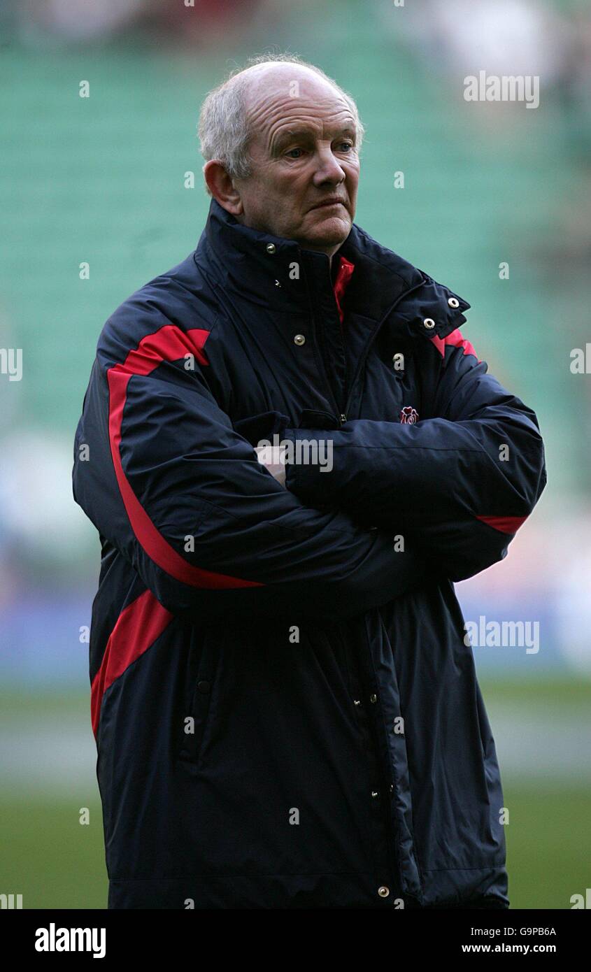 Rugby Union - RBS 6 Nations Championship 2007 - Angleterre / Ecosse - Twickenham. Brian Ashton, entraîneur d'Angleterre Banque D'Images