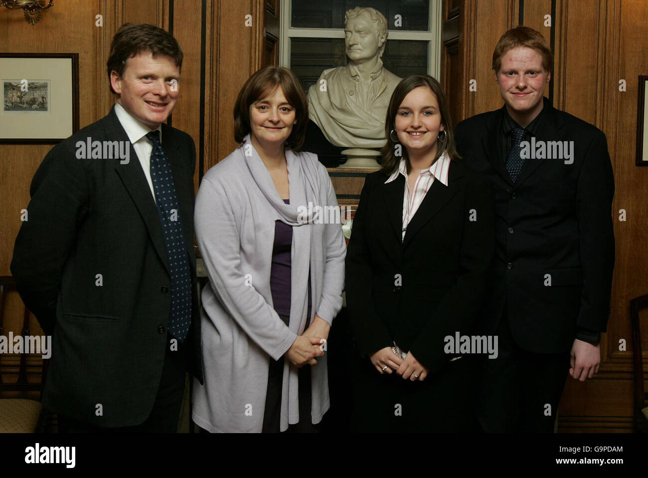 10 Downing Street tea party Banque D'Images