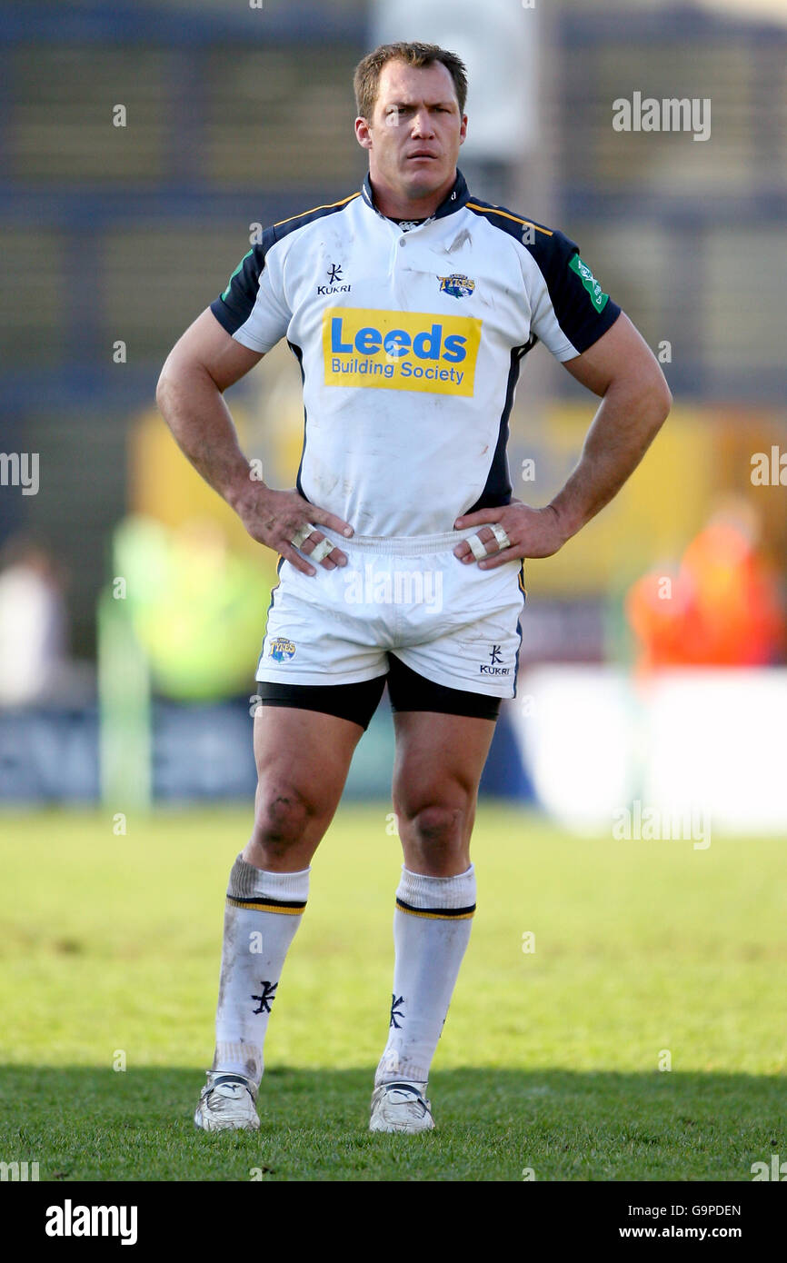 Rugby Union - National Division One - Leeds Tykes v Bedford - Headingley Carnegie Stadium. Andre Snyman, Leeds Tykes Banque D'Images