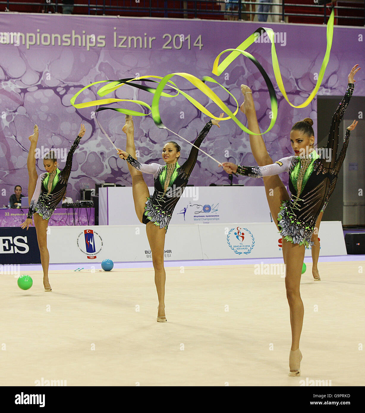 gymnastique rythmique Bulgarie championne du Monde 2015 Ruban 