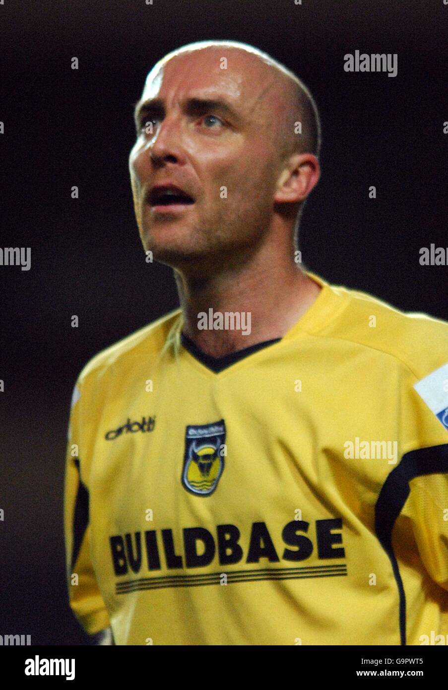 Soccer - la FA Carlsberg Cup - Premier tour - Oxford United v Lewes - Kassam Stadium Banque D'Images