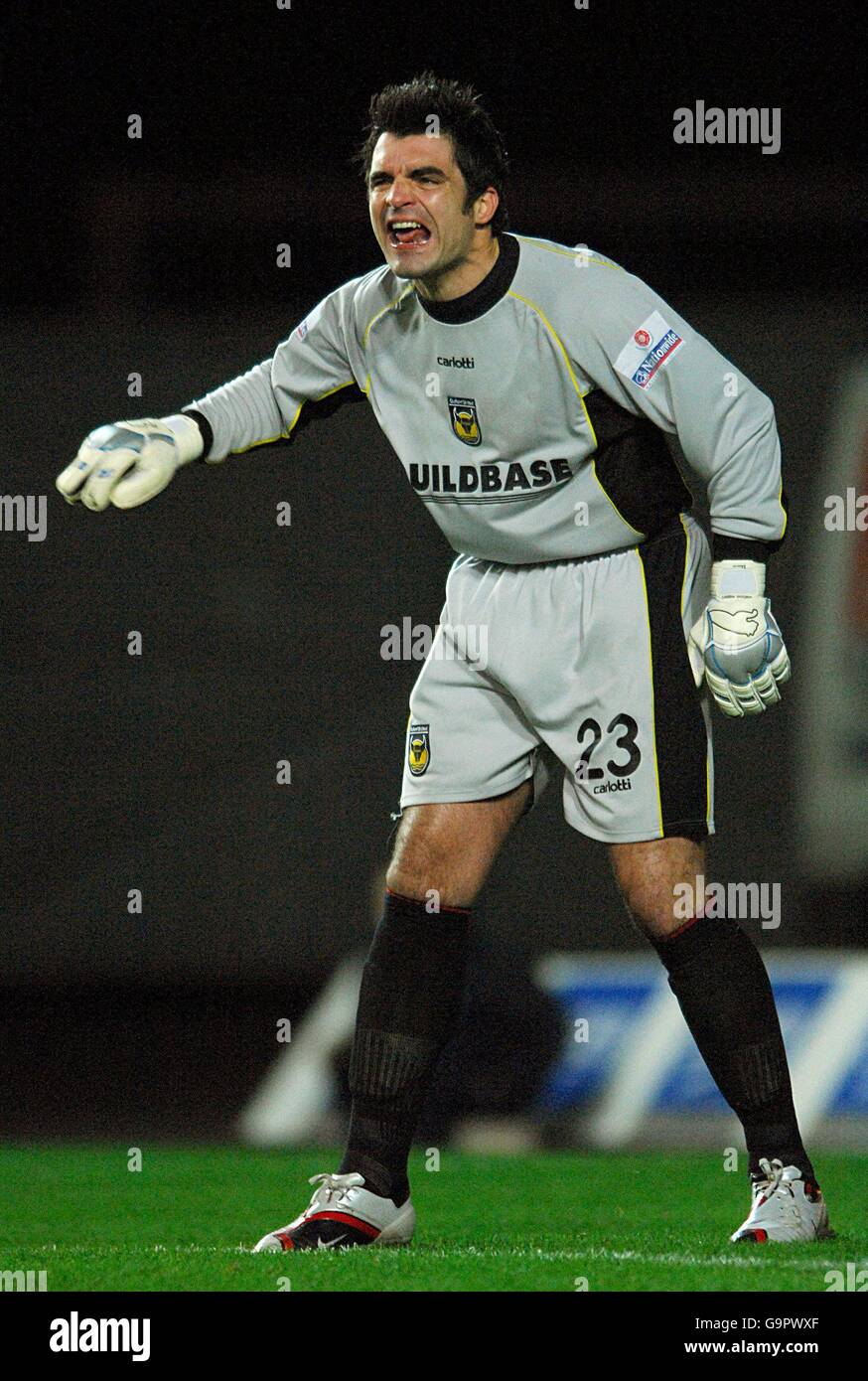 Soccer - la FA Carlsberg Cup - Premier tour - Oxford United v Lewes - Kassam Stadium Banque D'Images