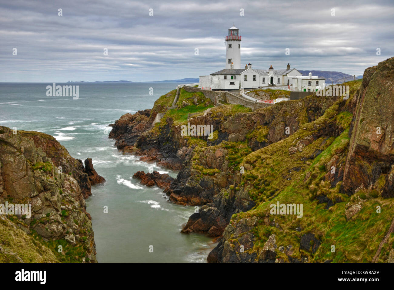 Fanad Head Lighthouse, comté de Donegal, Irlande Banque D'Images