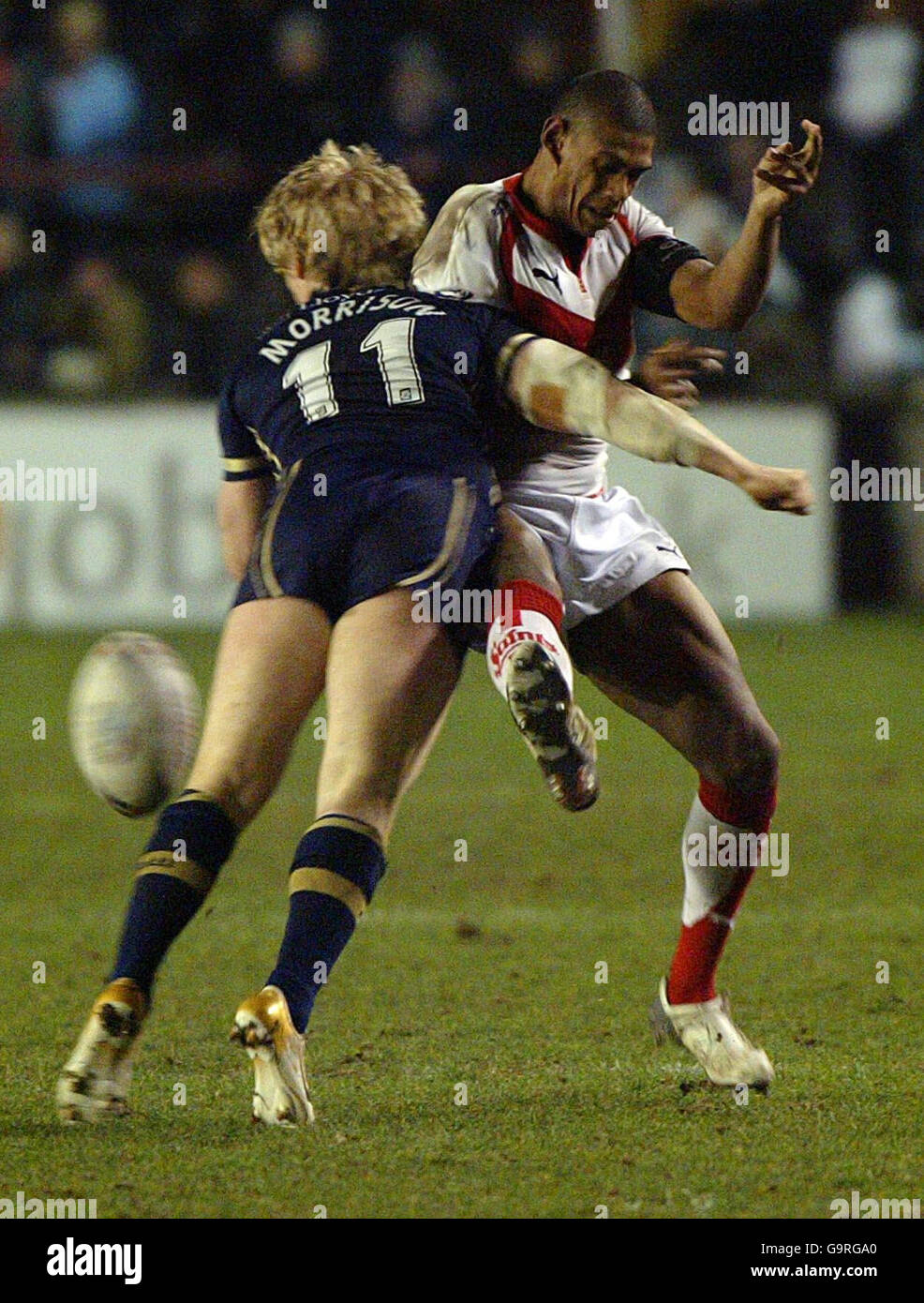 Rugby League - St Helens v Hull Kingston Rovers - Knowsley Road Banque D'Images