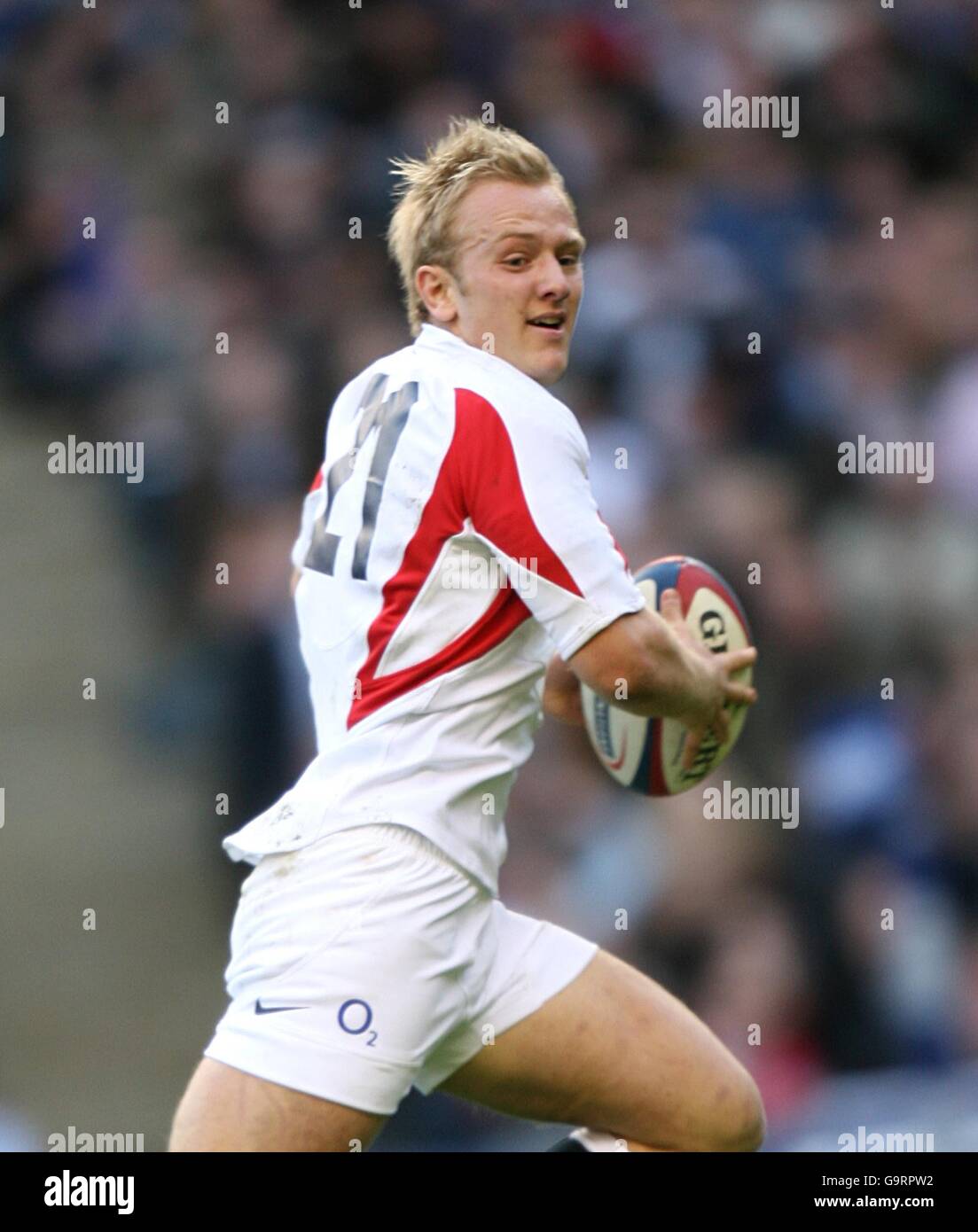 Rugby Union - RBS 6 Nations Championship 2007 - Angleterre / France - Twickenham. Shane Geraghty, Angleterre Banque D'Images