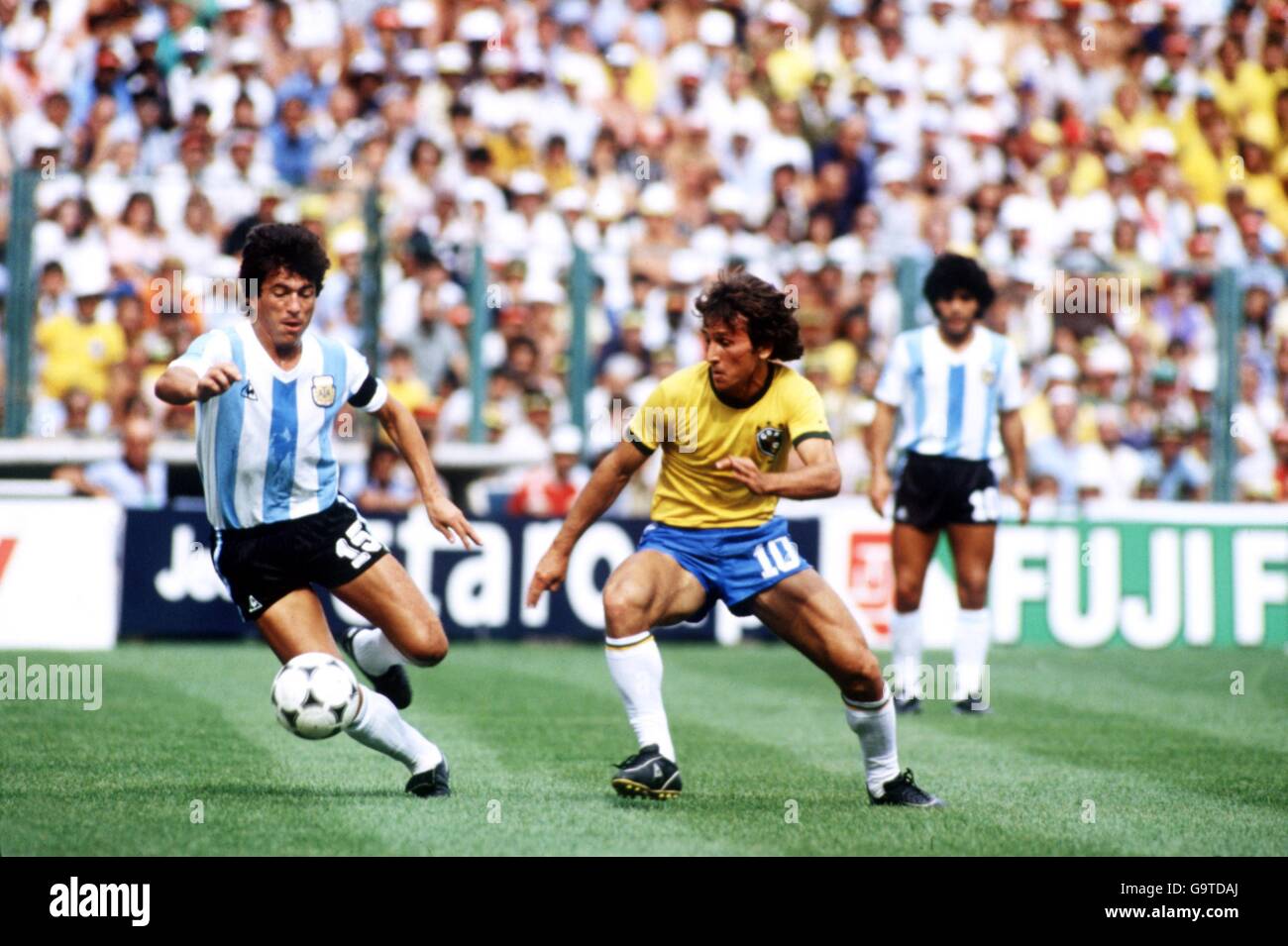 Football - Coupe du Monde Espagne 1982 - Groupe C - v Brésil Argentine