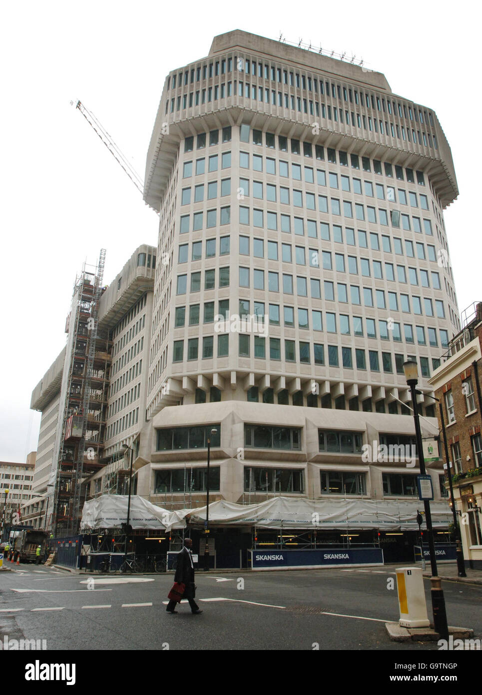 Le bâtiment du Home Office à la porte de la Reine Anne, dans le centre de Londres, qui deviendra le siège du ministère de la Justice récemment annoncé. Banque D'Images