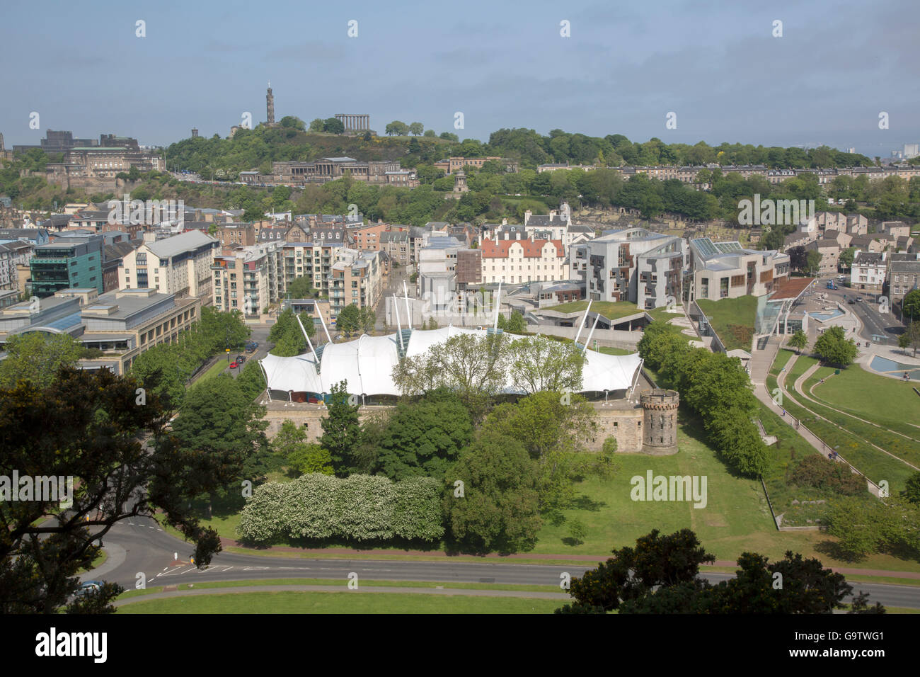 Cityscape View d'Édimbourg en Écosse ; Banque D'Images