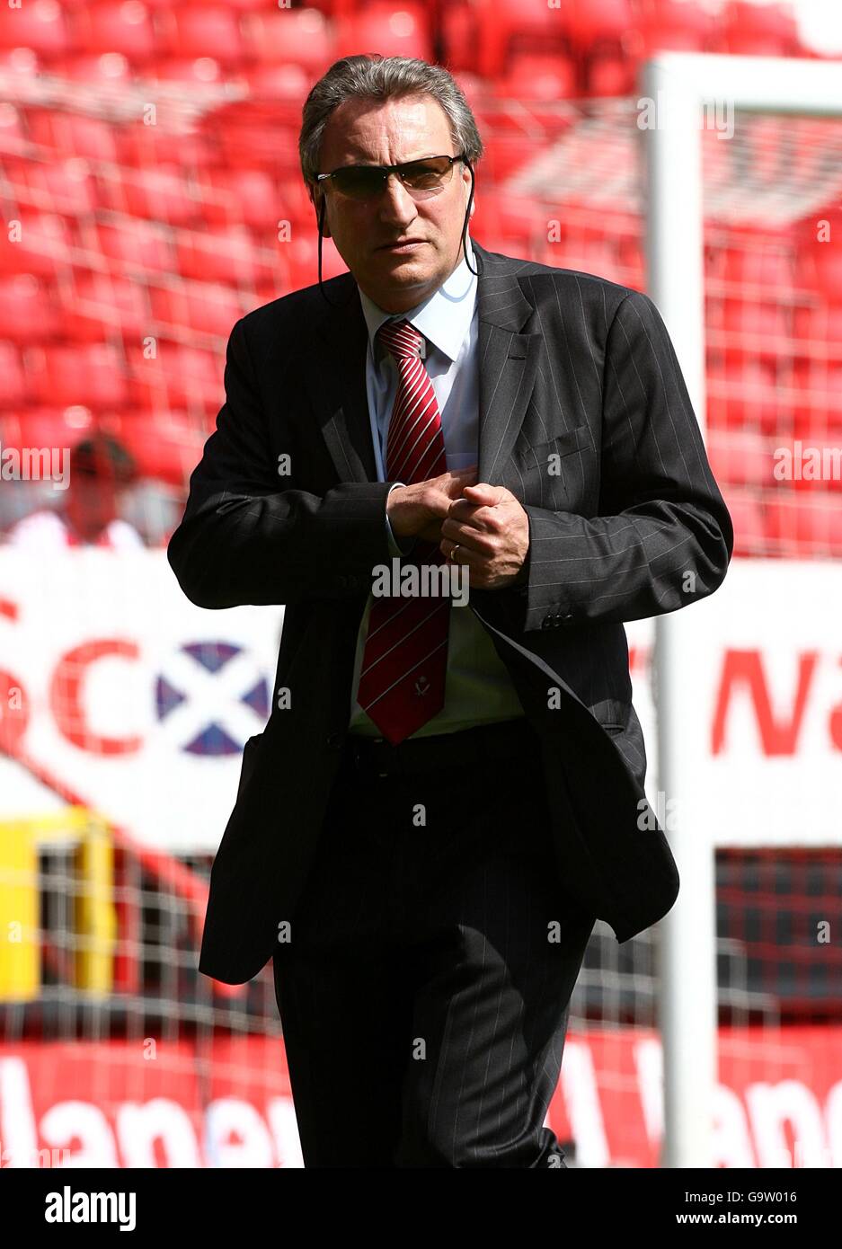 Soccer - FA Barclays Premiership - Charlton Athletic v Sheffield United - The Valley.Neil Warnock, directeur de Sheffield United Banque D'Images