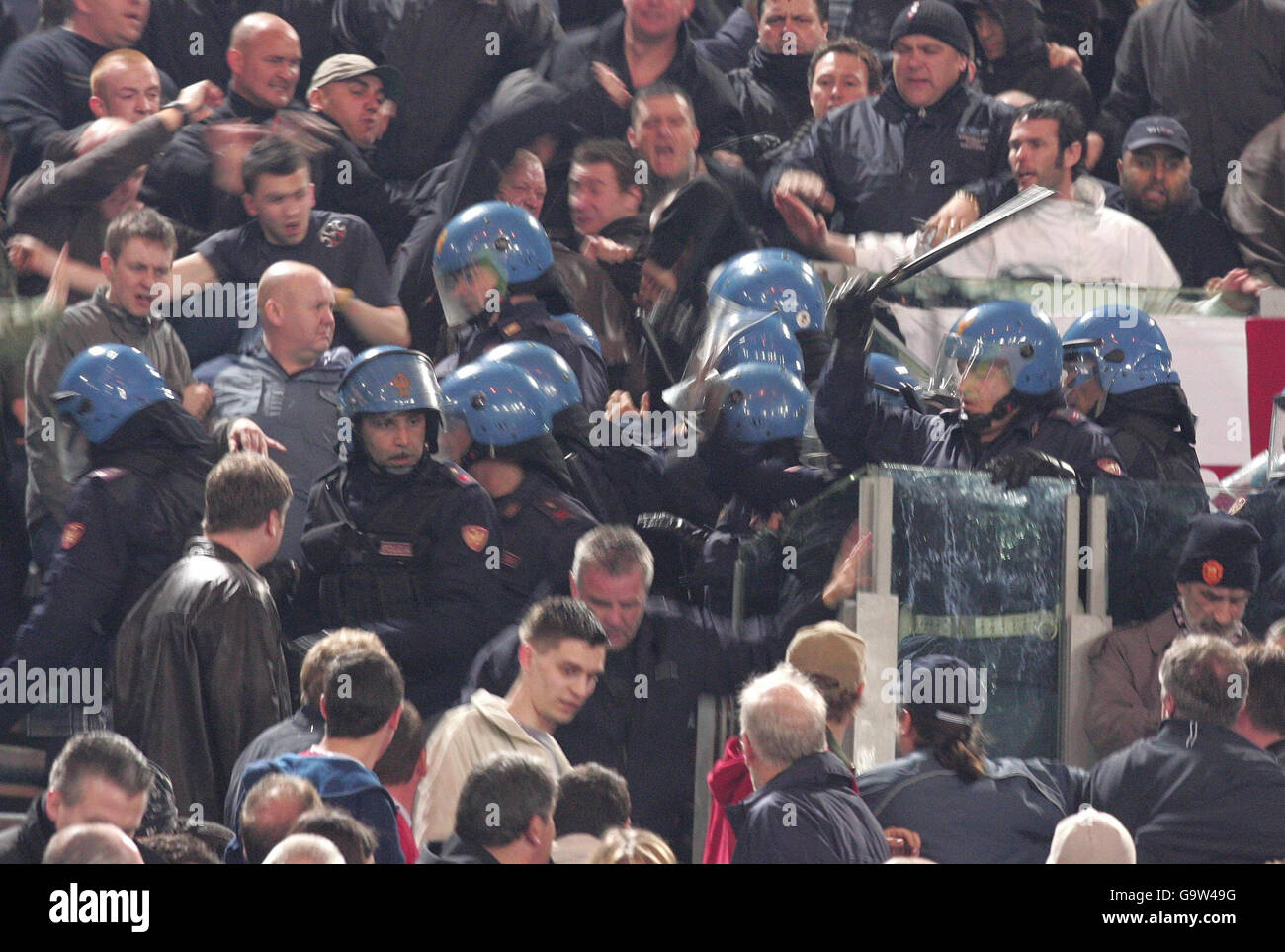 Football - Ligue des Champions - Quart de finale - Première étape - AS Roma v Manchester United - Stade olympique Banque D'Images