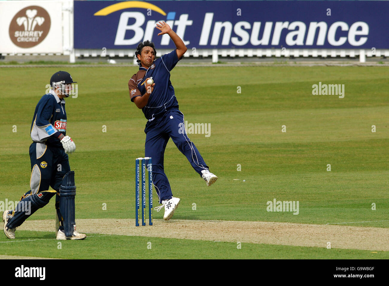 Cricket - Friends Provident Trophy - Groupe du Sud - Surrey Brown v Caps Spitfires Kent - Le Brit Oval Banque D'Images