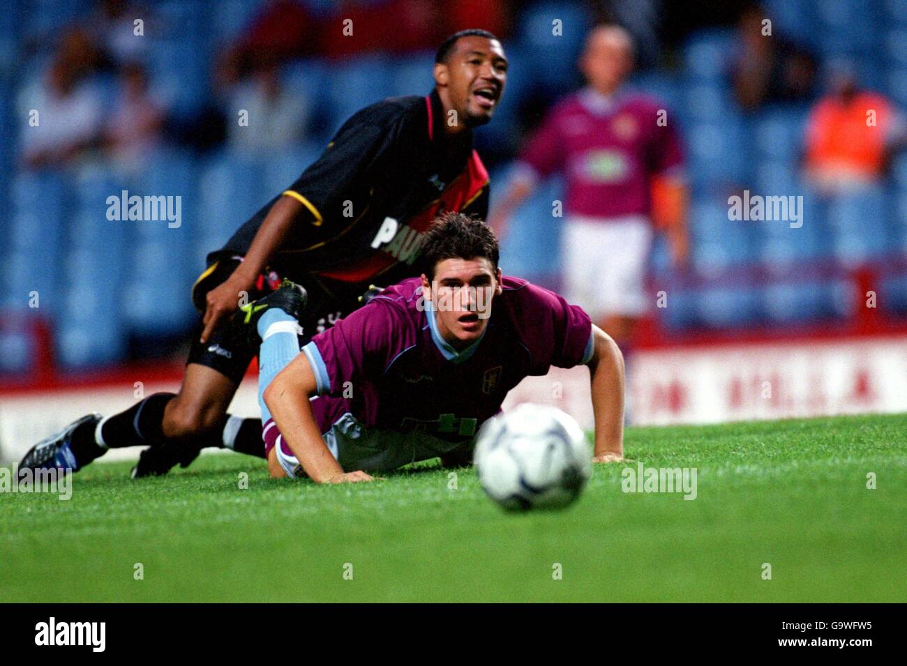 Football intertoto cup demi finale manche aston villa stade rennais