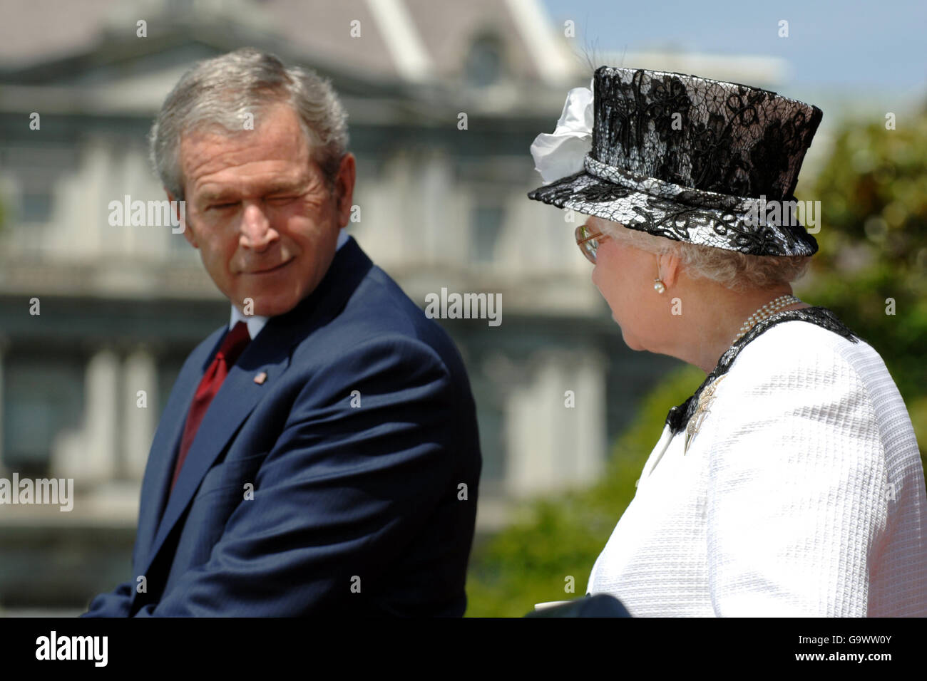 Image - La reine Elizabeth II visite d'État des États-Unis d'Amérique Banque D'Images