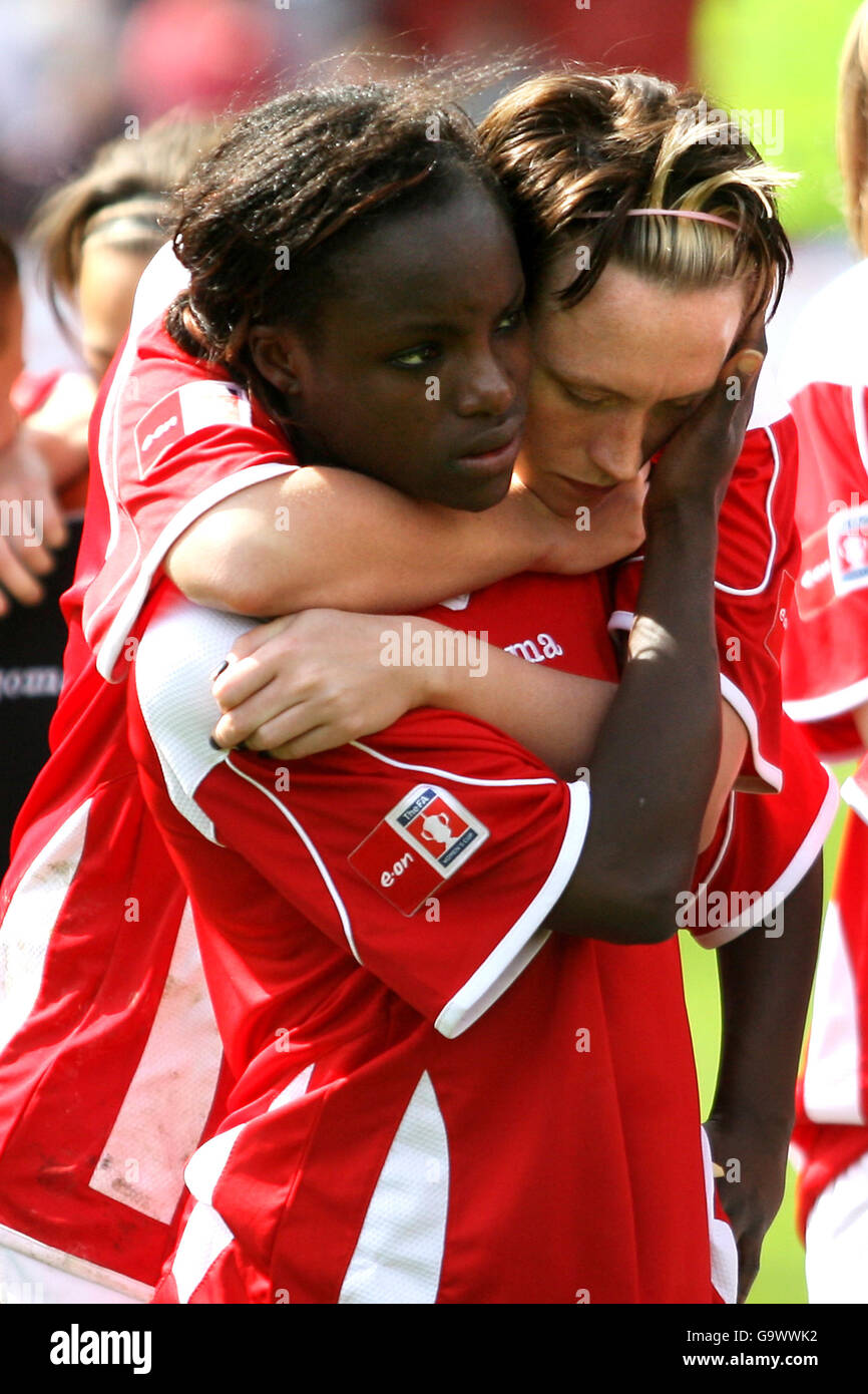 Soccer - FA Women's Cup - Final - Arsenal v Charlton Athletic - Rez-de-Ville Banque D'Images