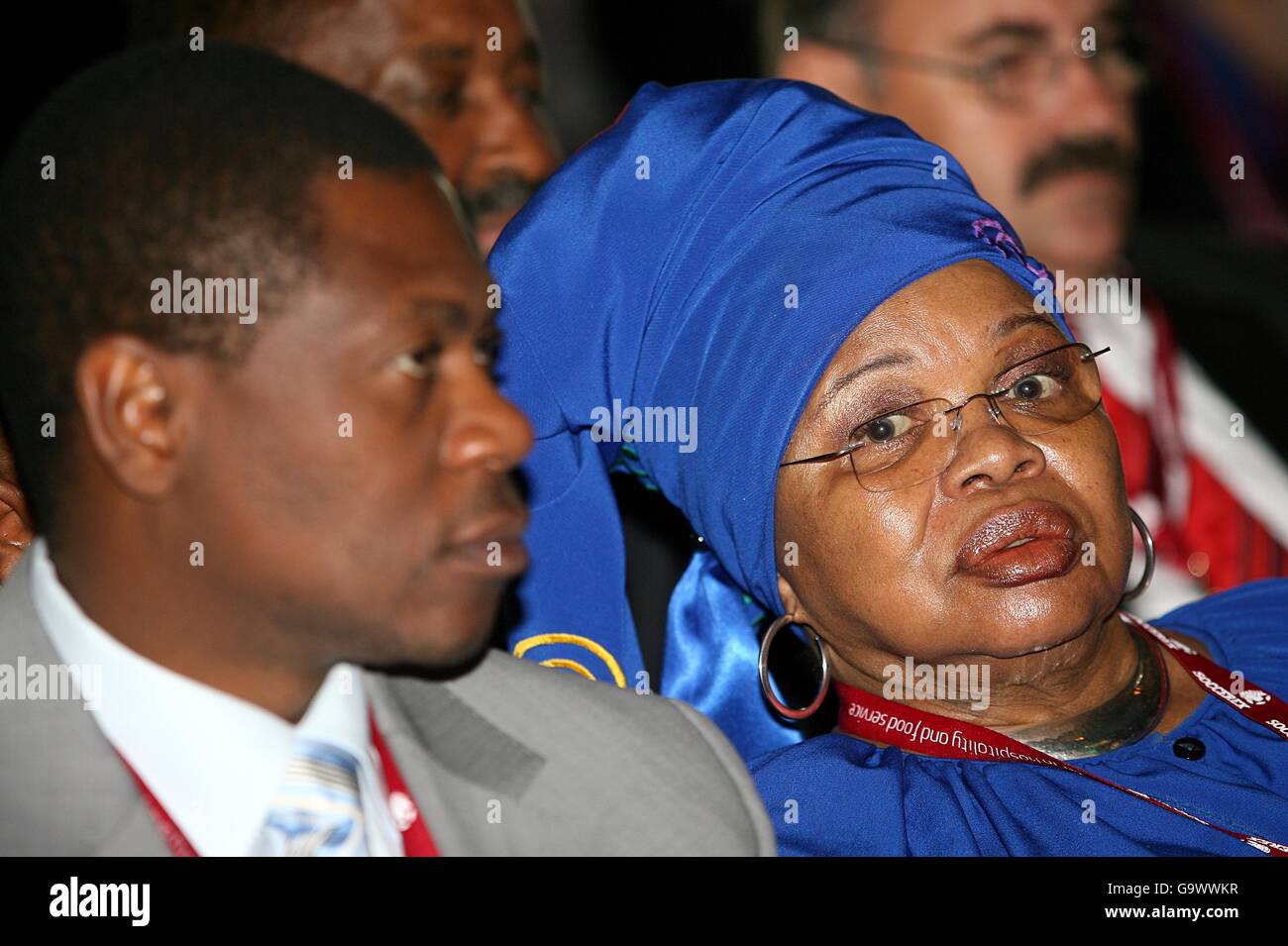 La Haut-Commissaire sud-africaine, S. E. Mme Lindiwe Mabuza Banque D'Images