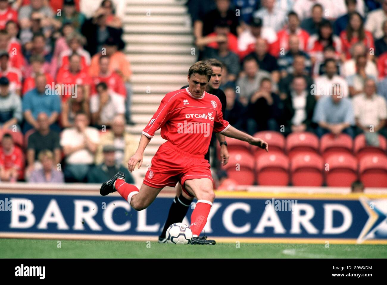 Soccer - FA Barclaycard Premiership - Middlesbrough / Arsenal. Alen Boksic de Middlesbrough Banque D'Images