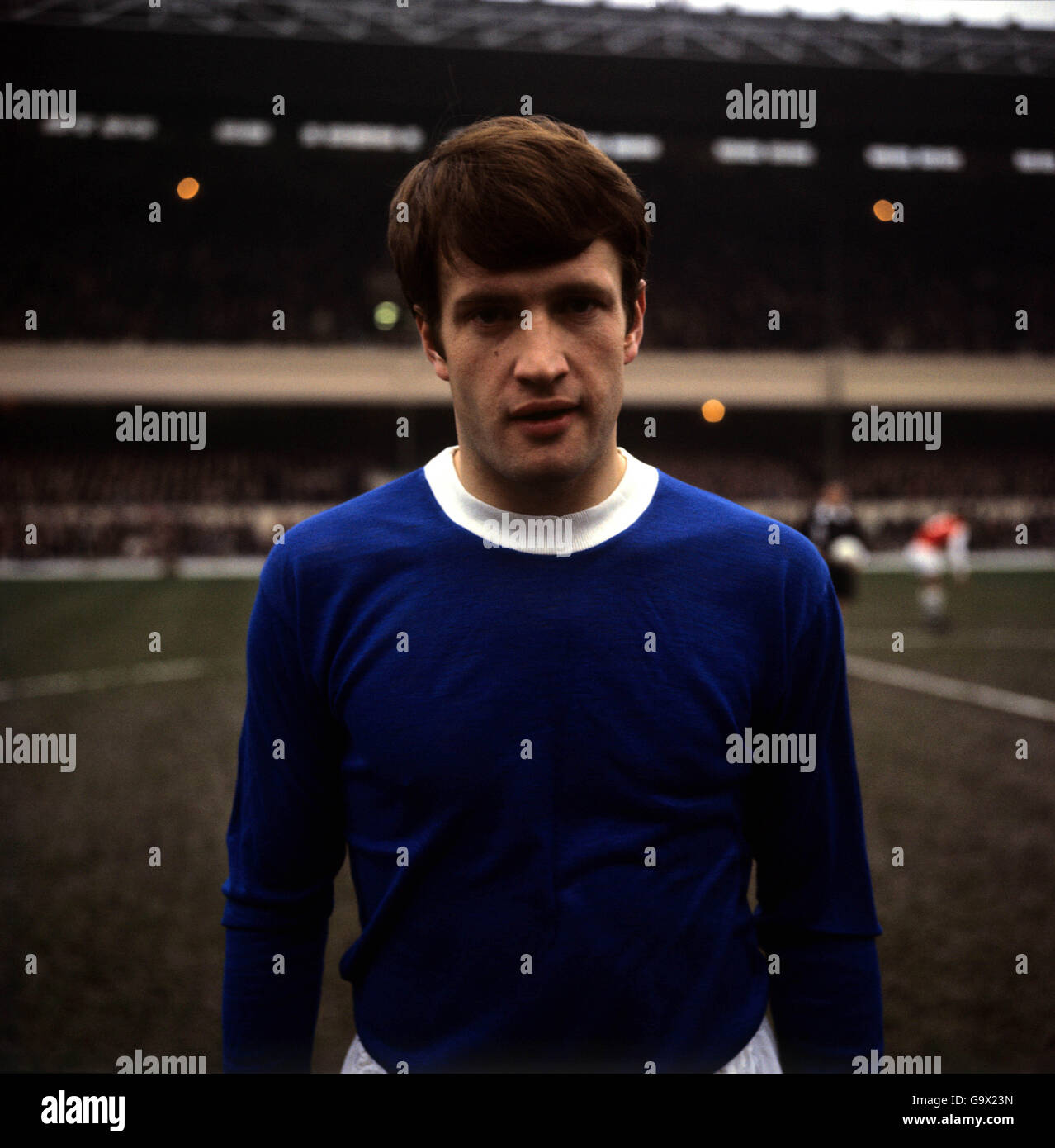 Football - football League Division One - Arsenal / Everton - Highbury.Arsenal contre Everton à Highbury.Tommy Wright, Everton 7/12/1968 Banque D'Images