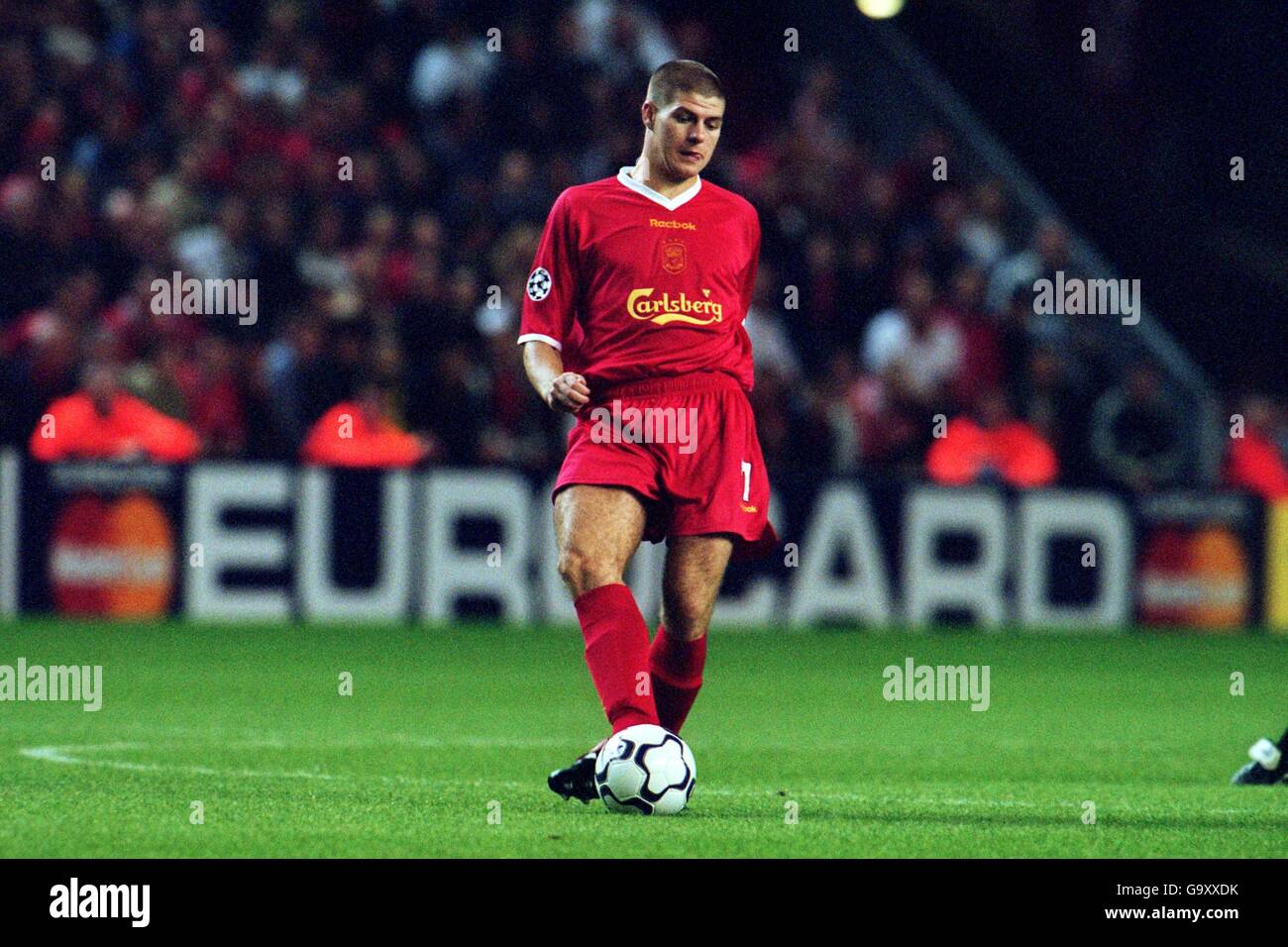 Football - Ligue des Champions - Groupe B - Liverpool v Boavista Banque D'Images