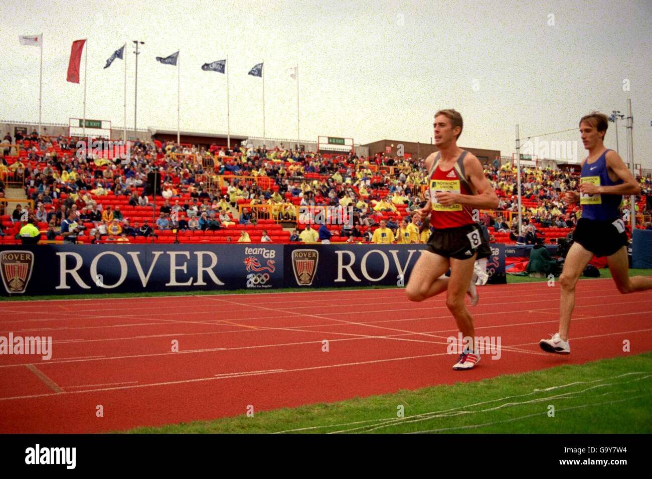 Athlétisme - Grand Prix Norwich Union Classic - Gateshead. Une carte Rover Banque D'Images