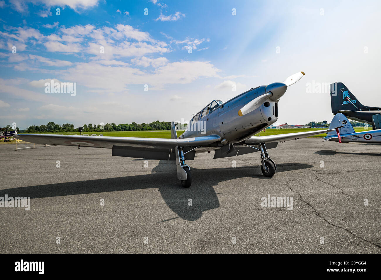 Italie Turin Collegno Aereoclub 2 Juillet 2016 L'événement de l'aéroport Centennial Torino Aeritalia - 1916/2016 - Aereo : crédit facile vraiment Star/Alamy Live News Banque D'Images
