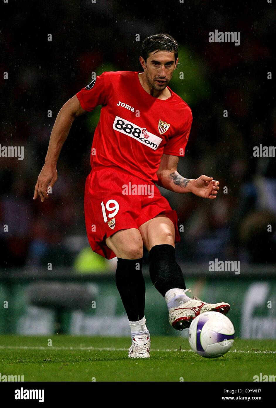 Football - Coupe UEFA - Final - Espanyol v Sevilla - Hampden Park Banque D'Images