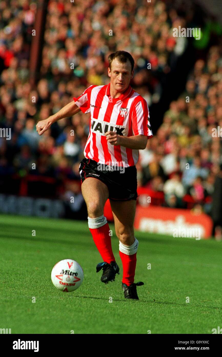 Football - Barclays League Division One - Sunderland / Newcastle United - Roker Park.John Kay, Sunderland Banque D'Images