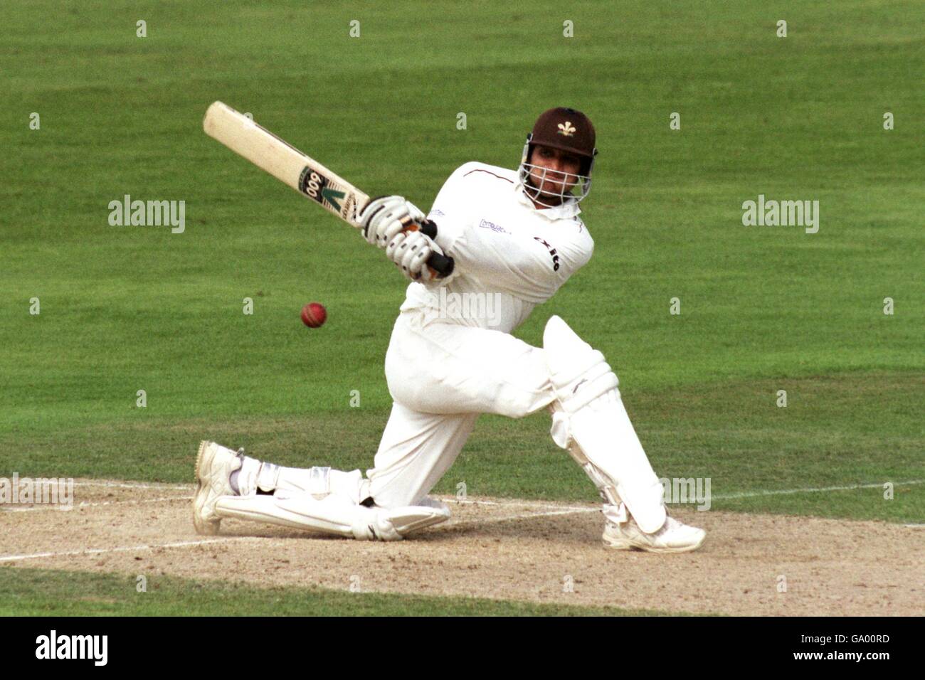 Surreys mark butcher en action contre le yorkshire Banque de