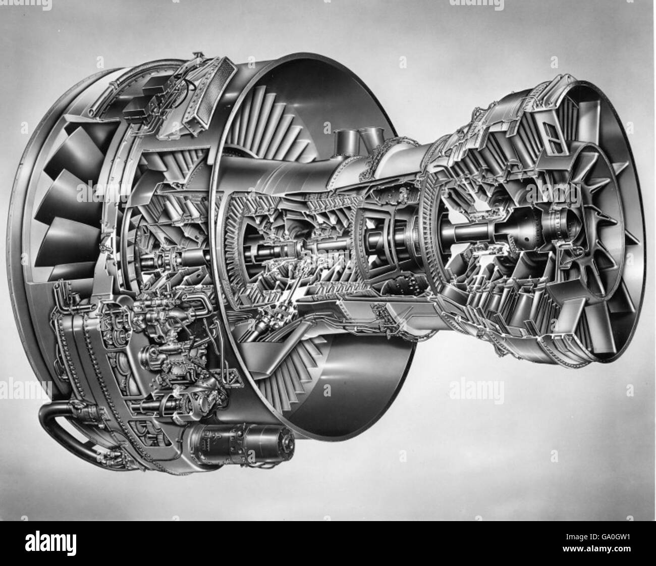 Photographie de la collection Robert Reedy, montrant un avion cargo Lockheed C-130 Hercules lors d'un essai en vol, soulignant ses capacités et sa polyvalence. Banque D'Images