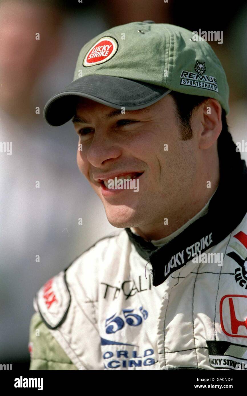 Course automobile Formula One - Grand Prix japonais - pratique. Jacques Villeneuve, BAR Banque D'Images