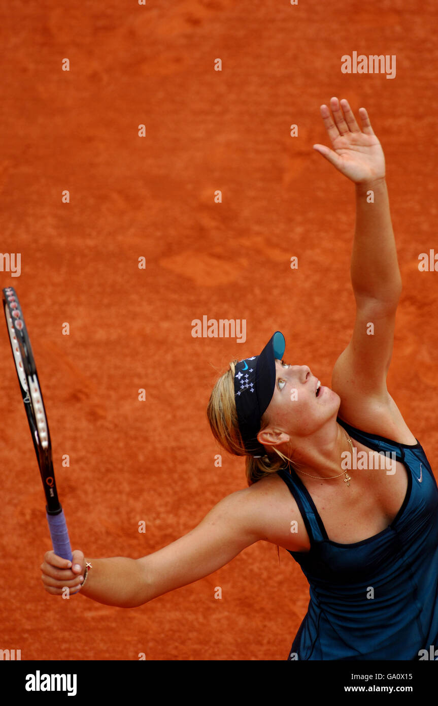 Tennis - Open de France 2007 - Jour 10 - Roland Garros Banque D'Images