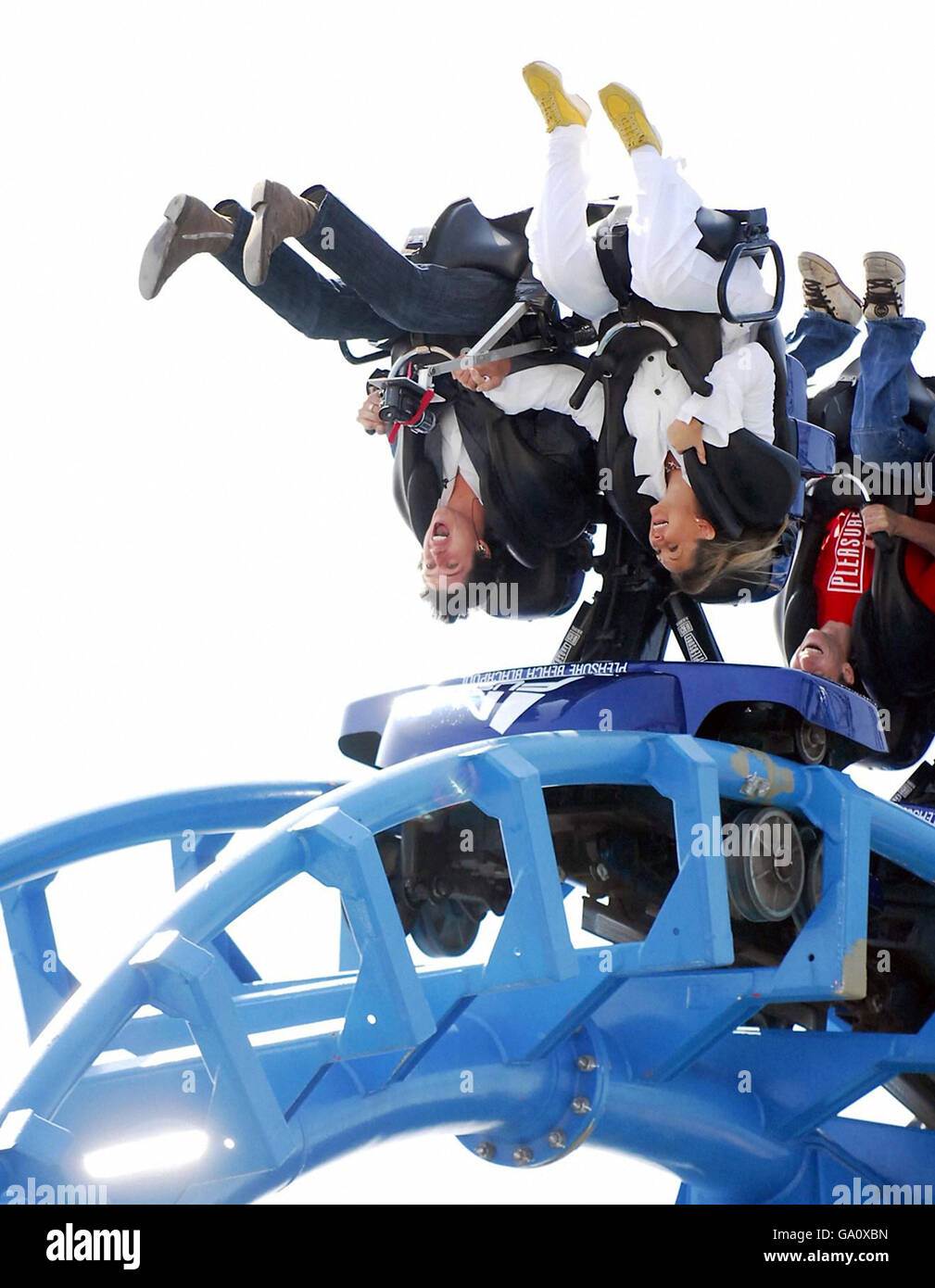 Vernon Kay Infusion Rollercoaster lancer - Blackpool Banque D'Images