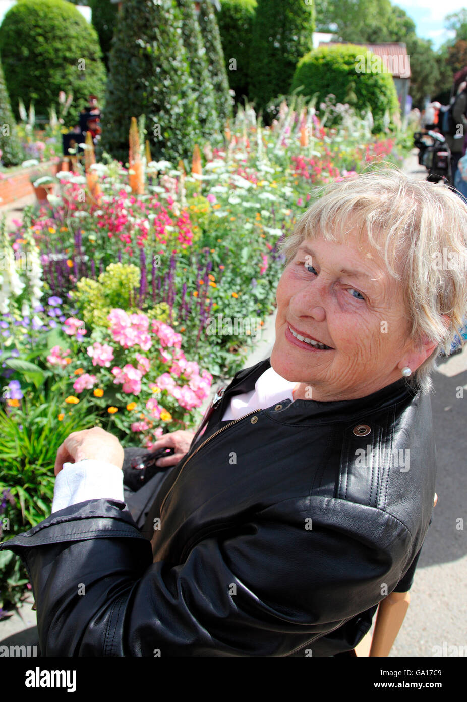 Helen Dillon, jardin irlandais au gourou RHS Chelsea Flower Show 2016 Banque D'Images