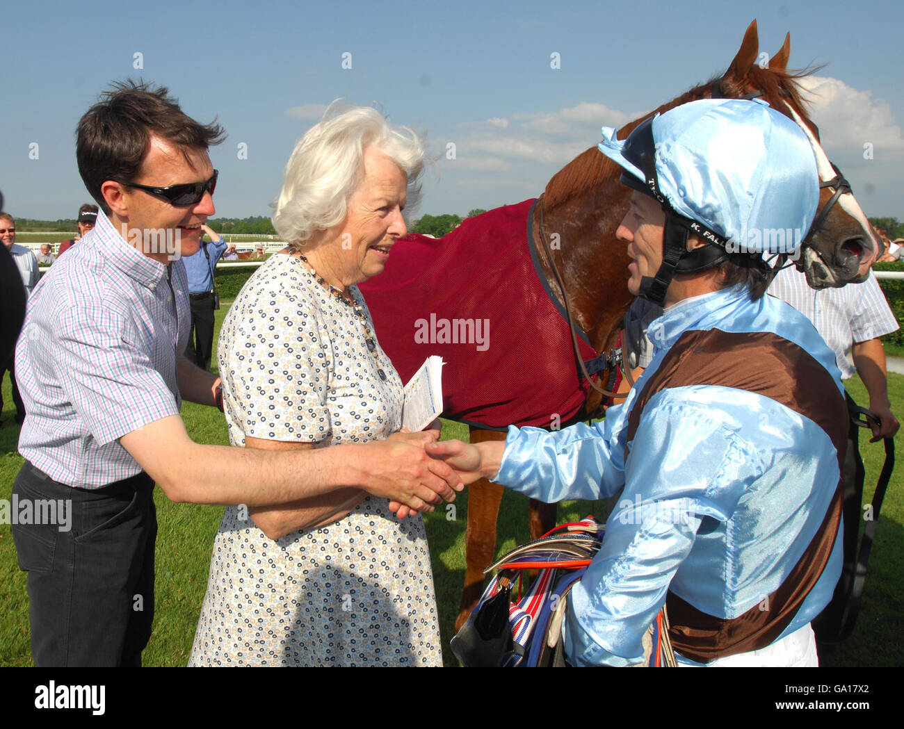 Les courses de chevaux - Tipperary Banque D'Images