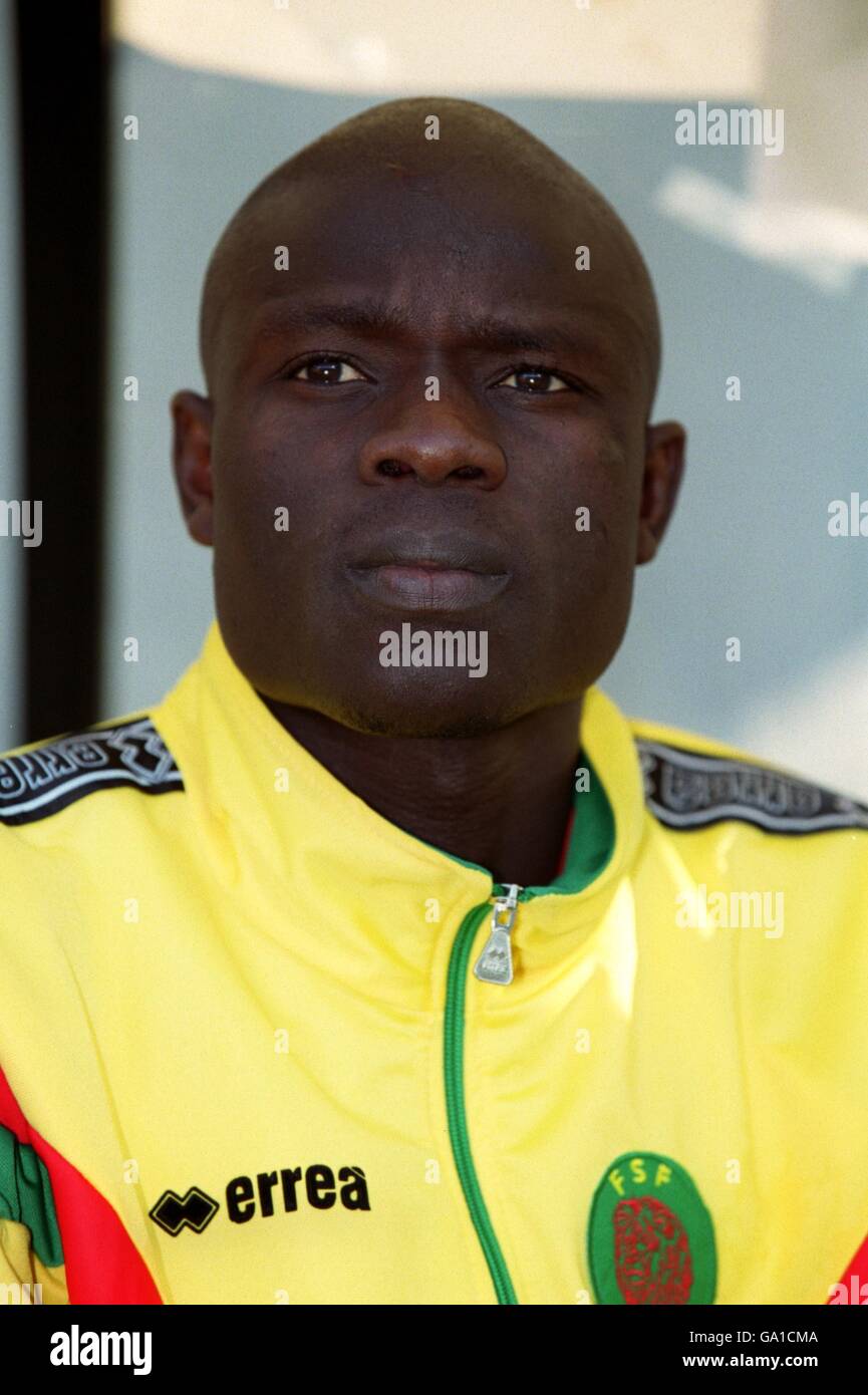 Football - amical - Japon / Sénégal.Amdy Faye, Sénégal Banque D'Images