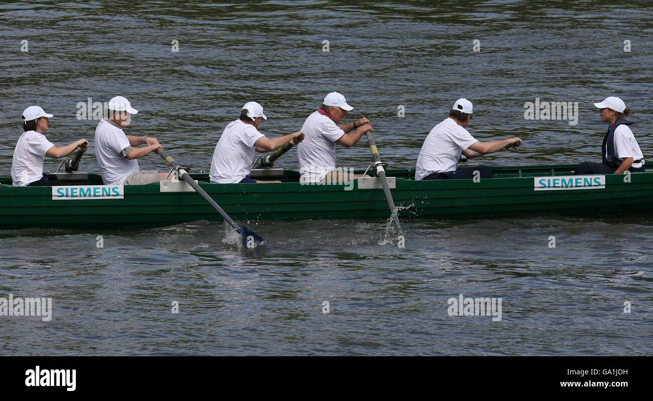 La course de bateau parlementaire Banque D'Images